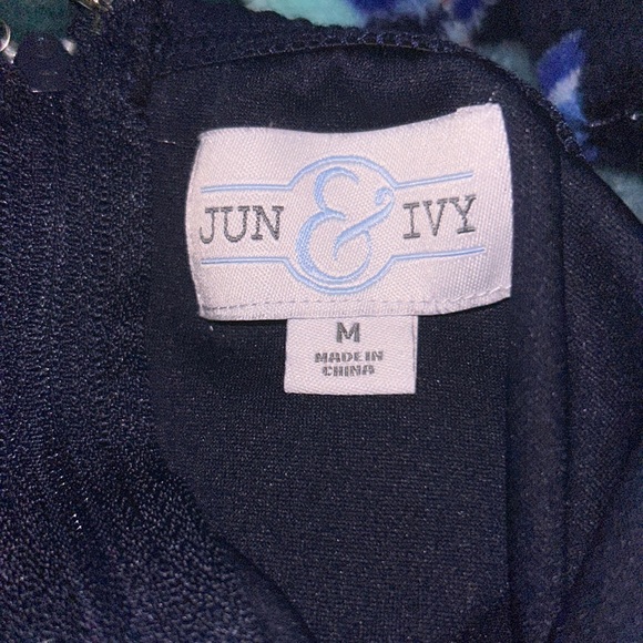 NAVY BLUE MINI DRESS - Picture 4 of 4